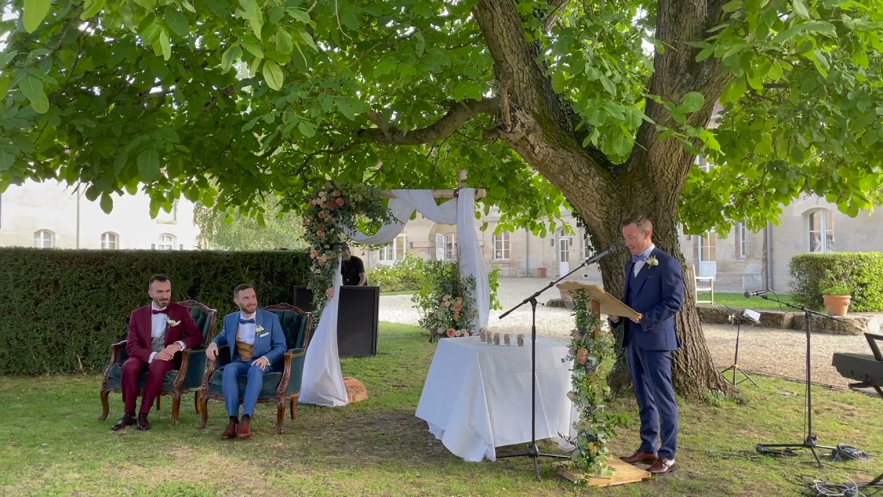 Cérémonie laïque - mariage Mathieu et Olivier