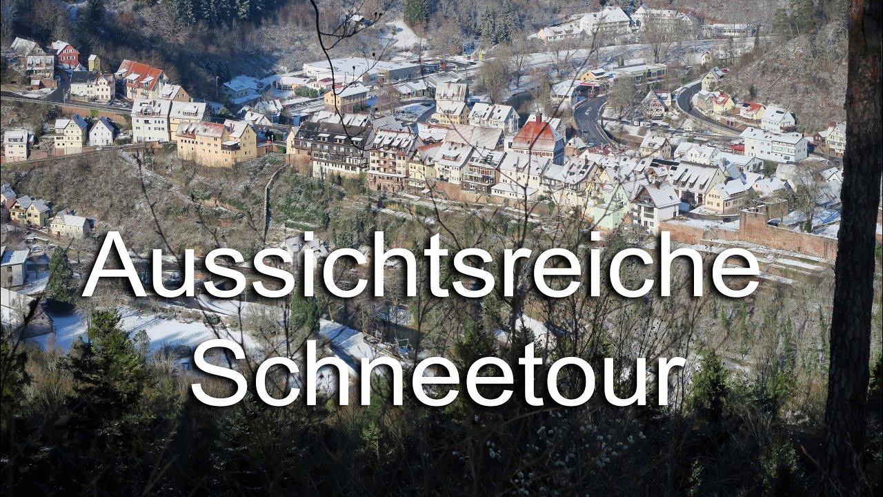 Aussichtsreiche Schneetour am W&auml;chtersberg bei Wildberg