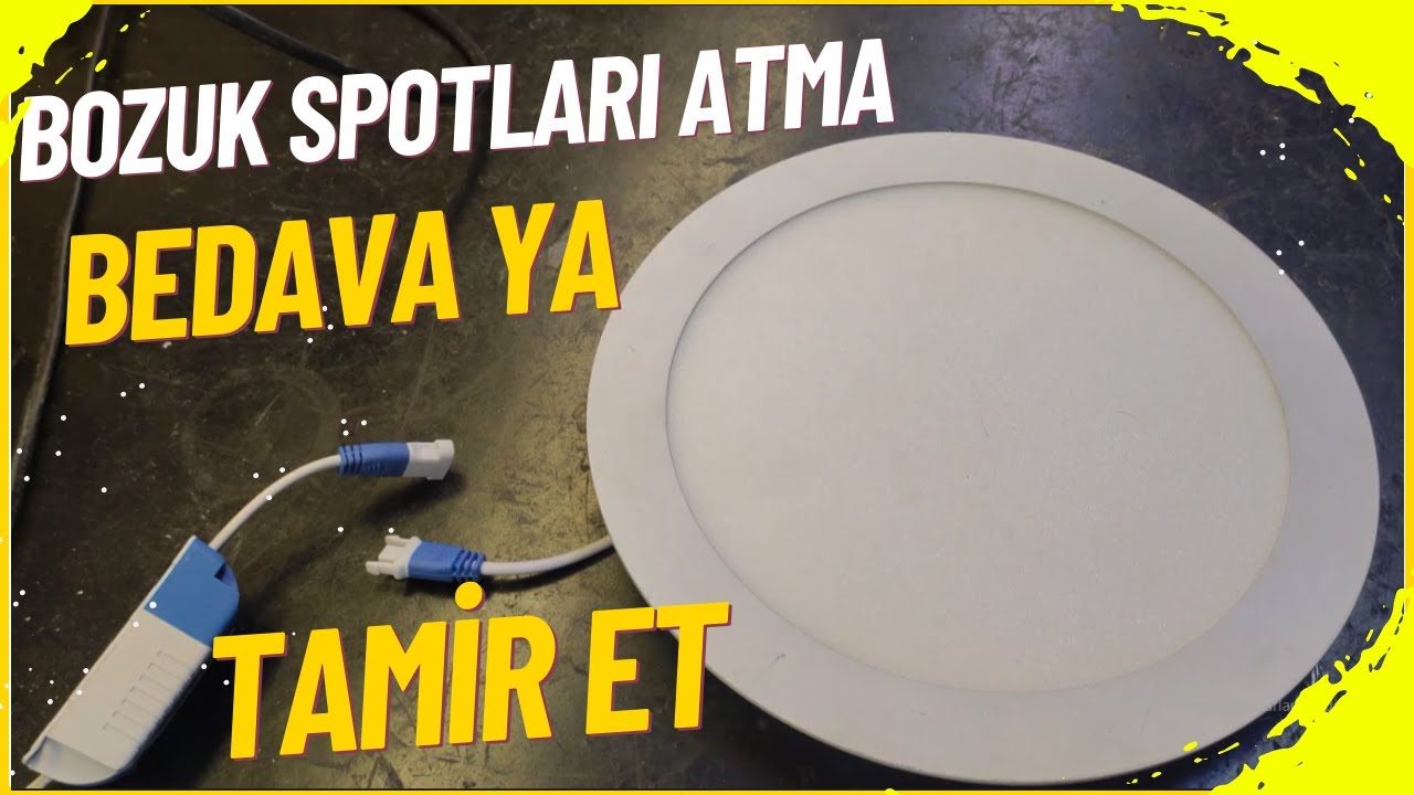 Led Spot Tamiri Hem de Bedavaya