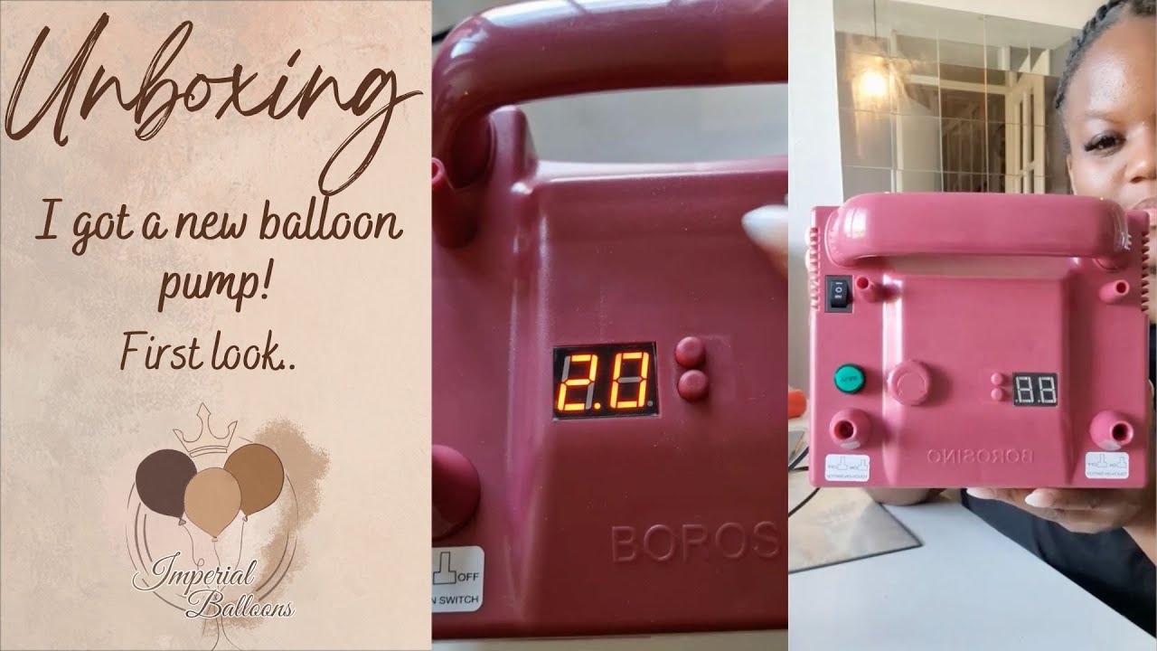 I bought a new balloon pump | First look/unboxing | Afforable professional balloon pump
