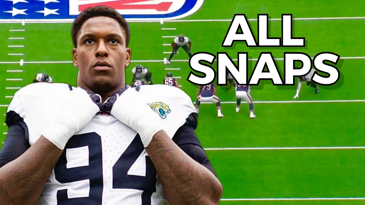 Jaguars DT Maason Smith EVERY SNAP Vs Bears🔥| Week 6 NFL Highlights