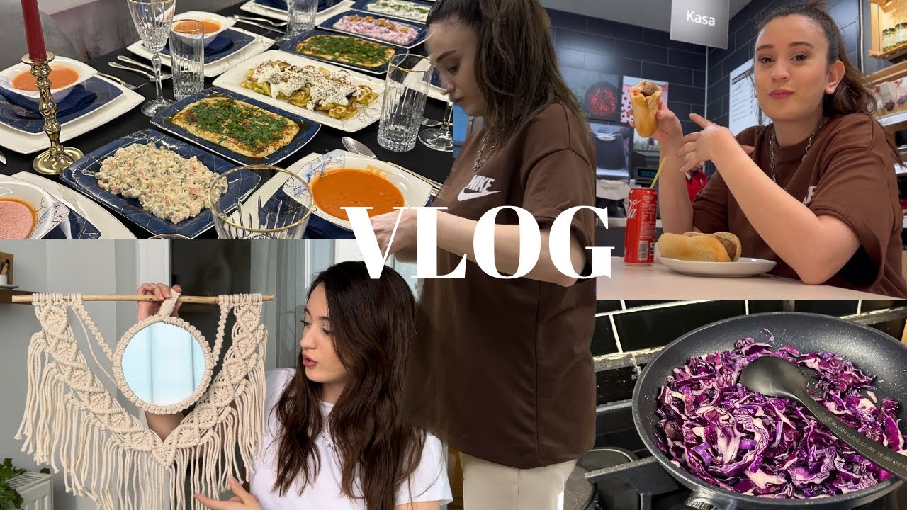 10 KİŞİLİK MİSAFİR SOFRASI👩🏻‍🍳 |  YEMEK HAZIRLIĞI | GELEN HEDİYELERİMİ BİRLİKTE AÇALIM 🎁
