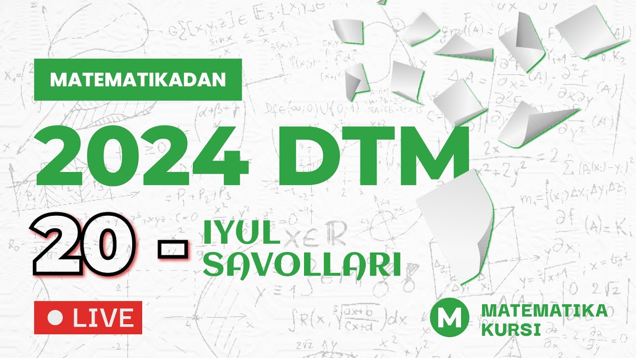 20-iyul matematika misollar tahlili