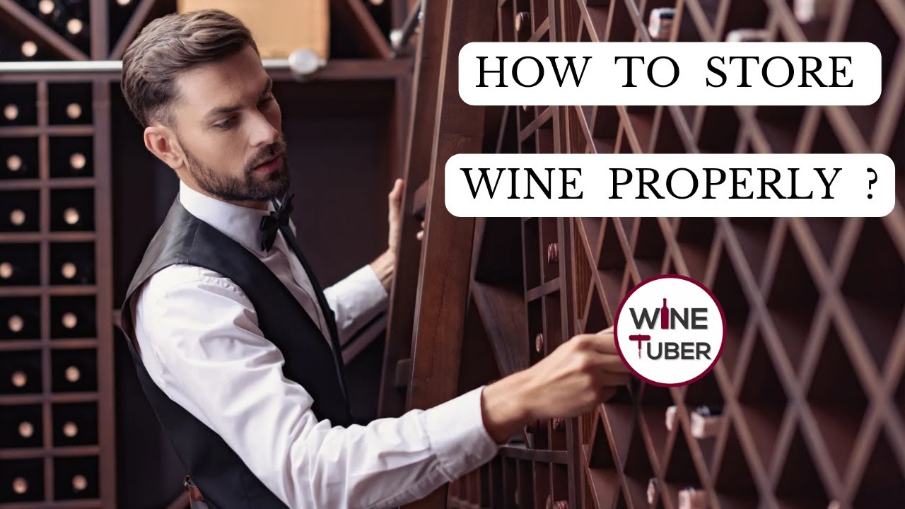How to store wine properly at home. @WineTuber