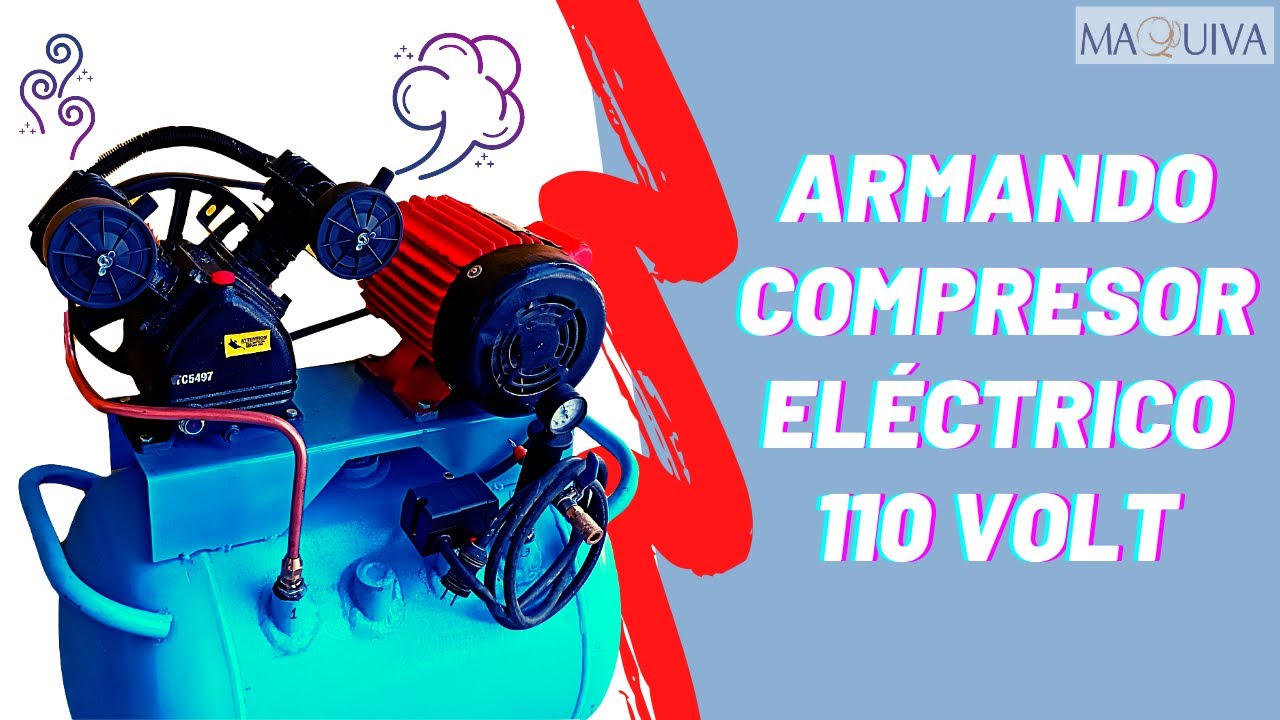 ARMADO DE COMPRESOR / MOTOR ELÉCTRICO DE 1.5 HP CON CABEZAL DE 1.1 HP