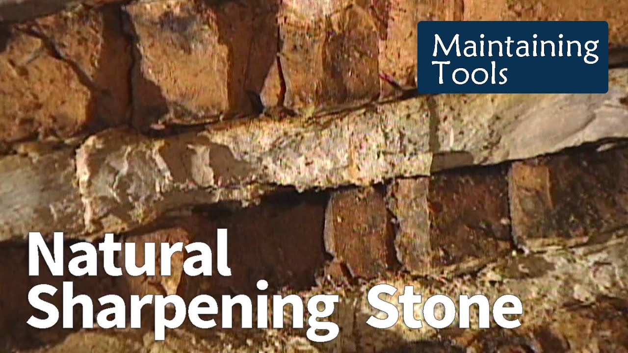 Maintaining Tools ’Natural Sharpening Stone’ ／ Takenaka Carpentry Tools Museum Video Library
