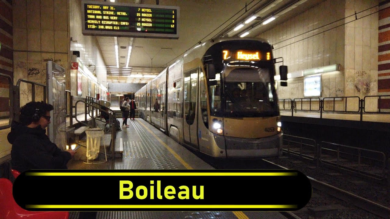 Premetro Station Boileau - Brussels 🇧🇪 - Walkthrough 🚶