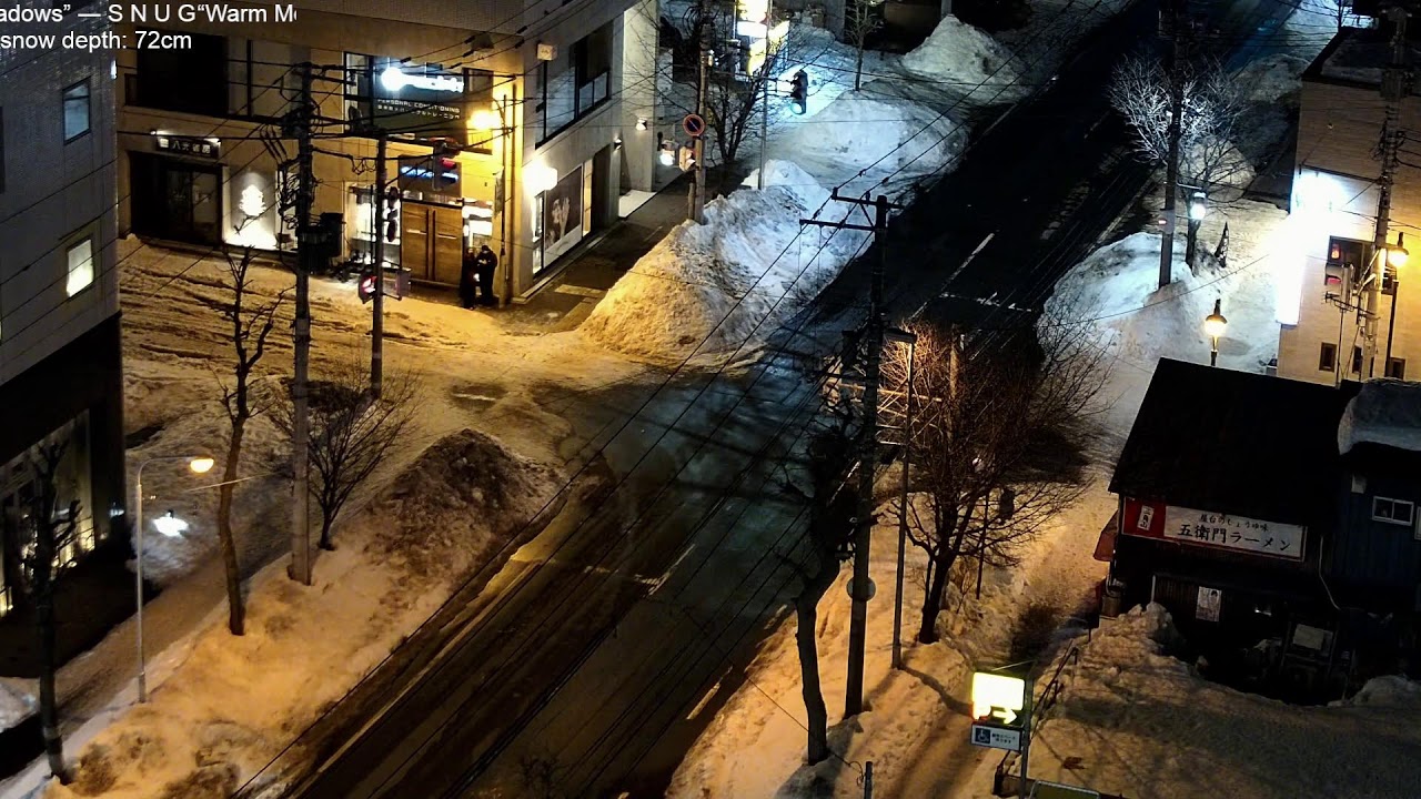 Sapporo in Winter, lofi radio 24 hours | February 22, 2026 | 札幌市中央区交差点の積雪ライブカメラ