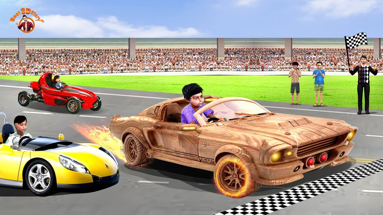 गरीब की कार रेस | Garib Ki Car Race | Story in Hindi | Hindi Kahaniya | Hindi Funny Comedy | Cartoon