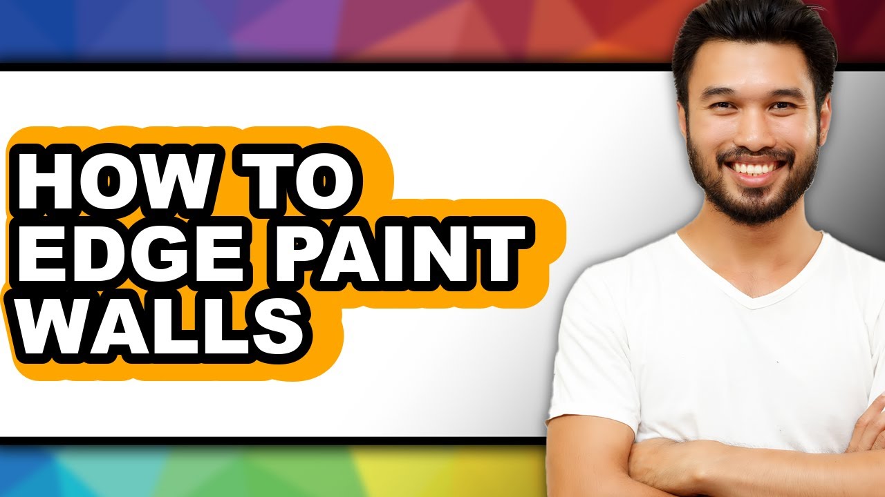 How to Edge Paint Walls (easy Method)
