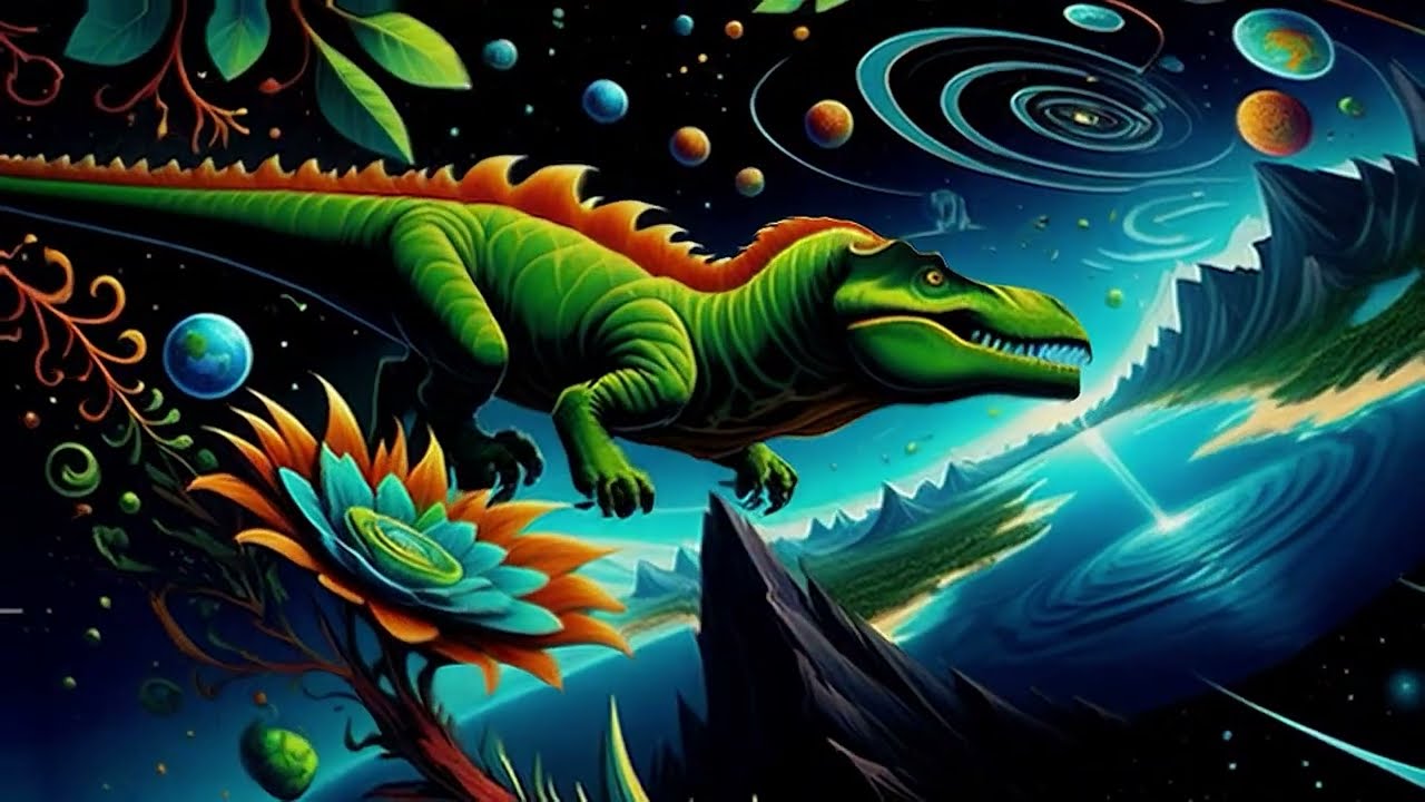 [4K UHD] Trippy AI Visuals for Space and Time Adventures | Psychedelic Art for LSD and Shroom  Trips
