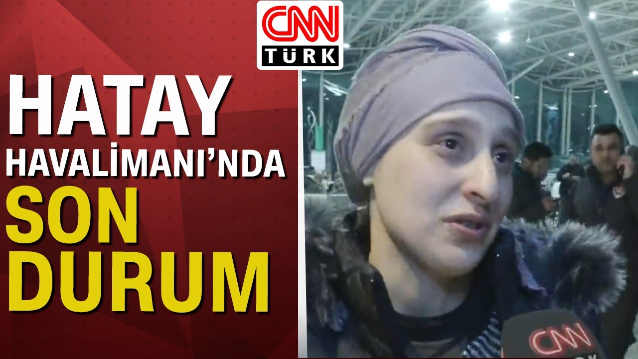 Depremzedelerin deprem bölgesinden göçü devam ediyor! Fulya Öztürk Hatay Havalimanı'ndan aktardı