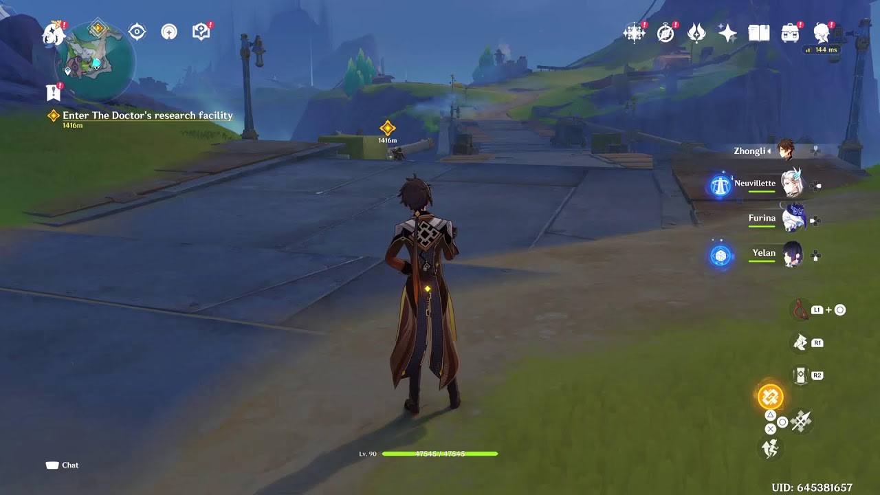 Genshin Impact نلعب مهمة انقاذ كولمبينا