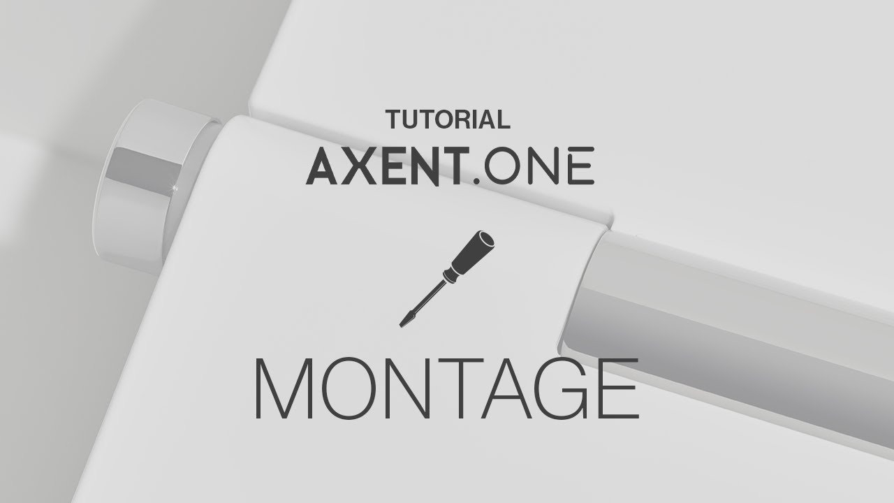 Montagevideo AXENT.ONE Dusch-WC / Installation video AXENT.ONE shower toilet