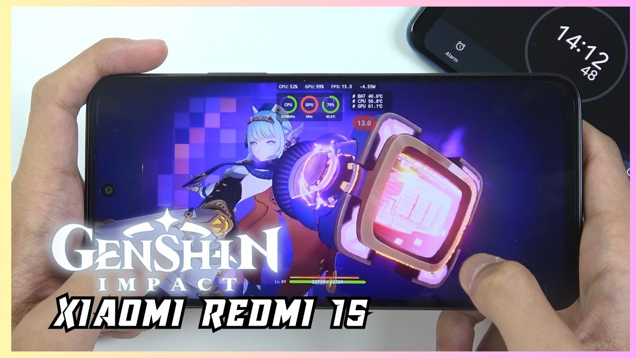 Redmi 15 Genshin Impact Gaming test | Snapdragon 685, 144Hz Display