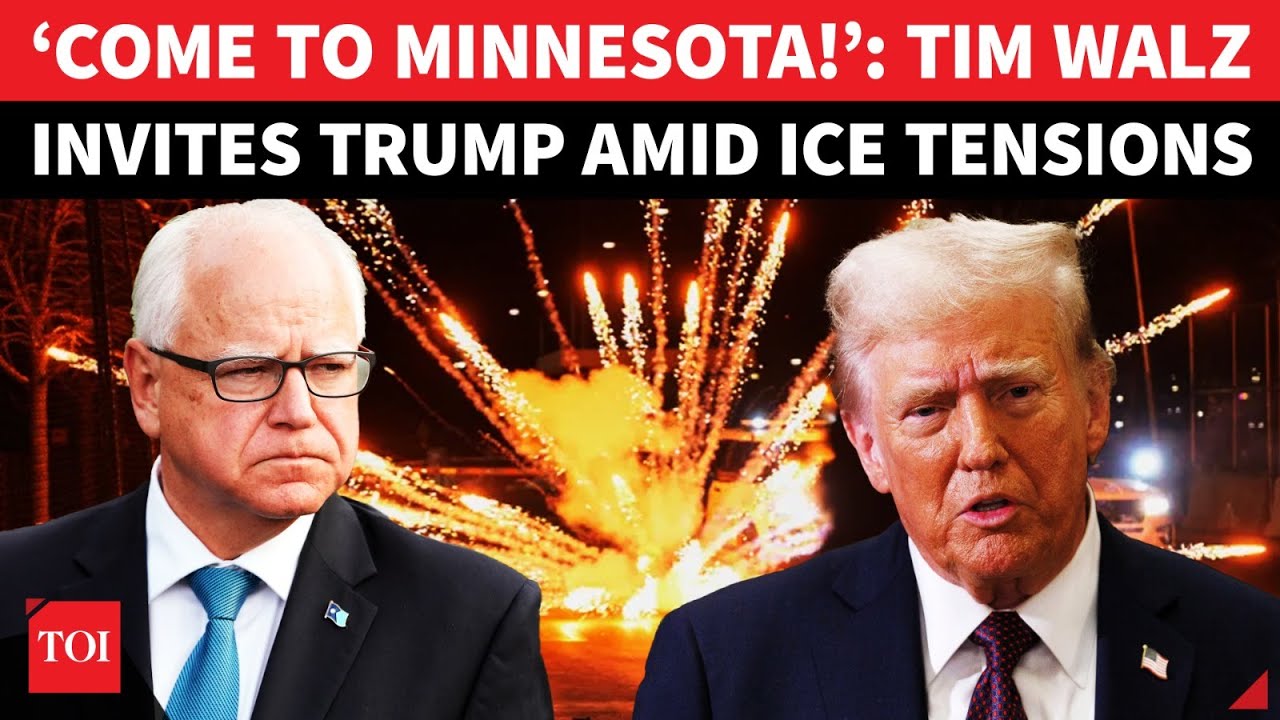 Minnesota ICE Row: Tim Walz’s Olive Branch For Trump Amid DOJ Summons Over Minneapolis Protests