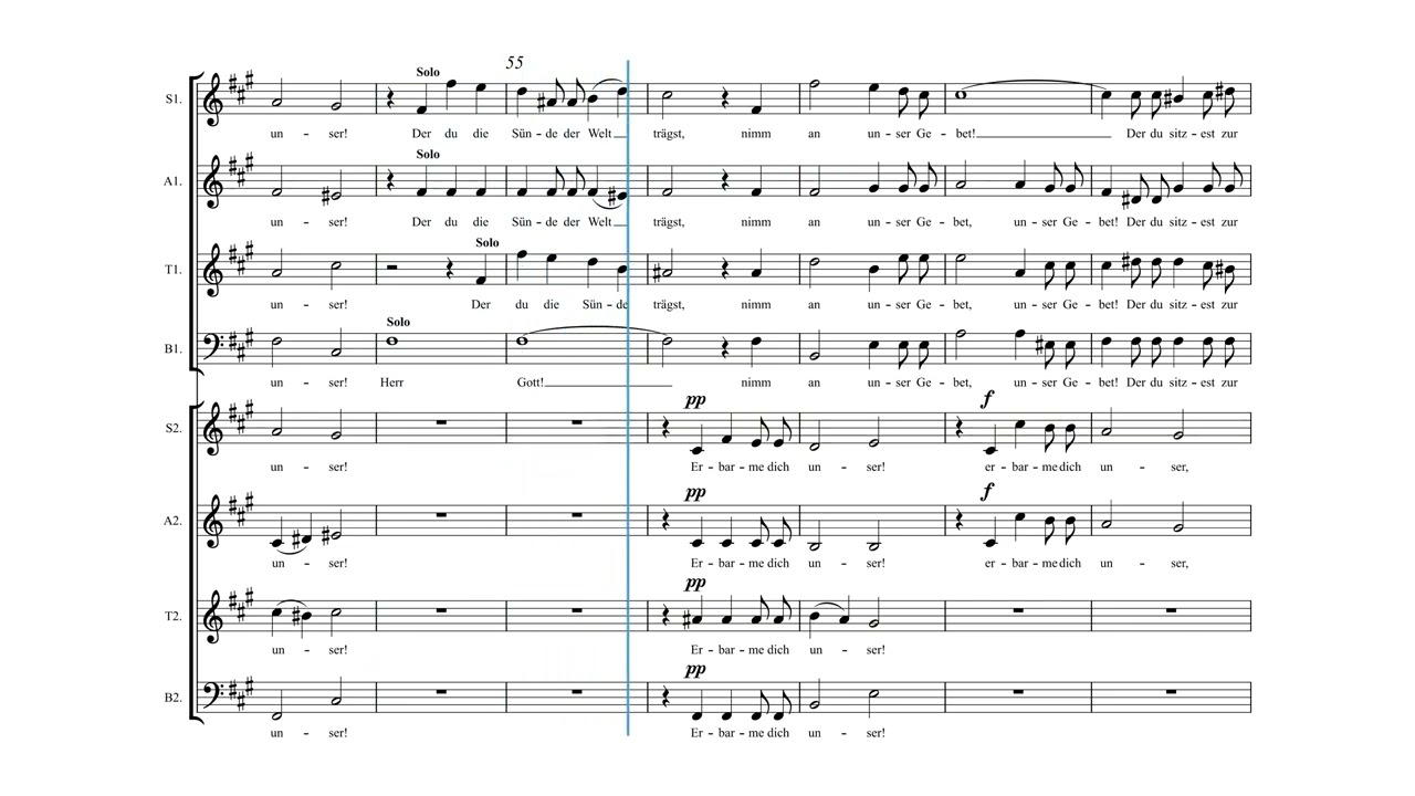 Deutsche Liturgie - F. Mendelssohn - Ehre - Alto 2