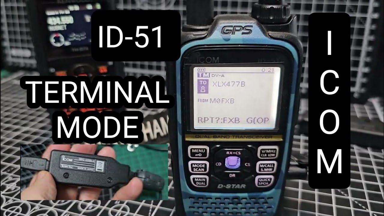 ICOM ID-51, режим терминала, RS-MS3W и Doozy