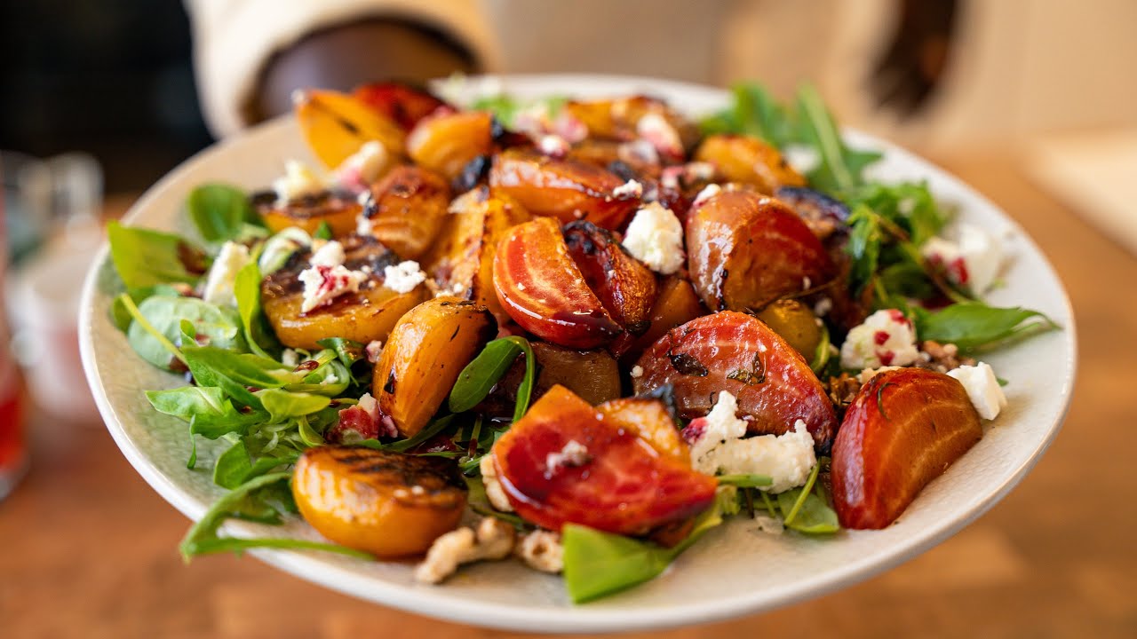 Farm to Table | Spring Salad with Beets and Black Carrots