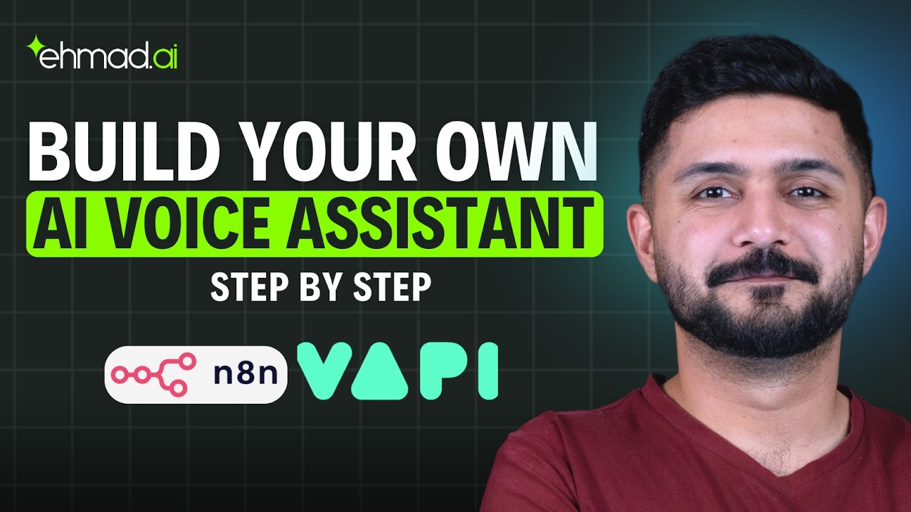 Create Your Own AI Voice Assistant/Agent with n8n & VAPI in 10 Mins | No-Code Tutorial for Beginners