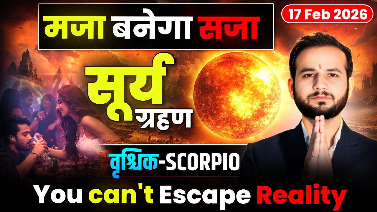 🦂वृश्चिक लग्न/राशि: गुप्त सच उजागर, 6 महीने बदलाव 🌑17Feb2026 #Scorpio🔮
