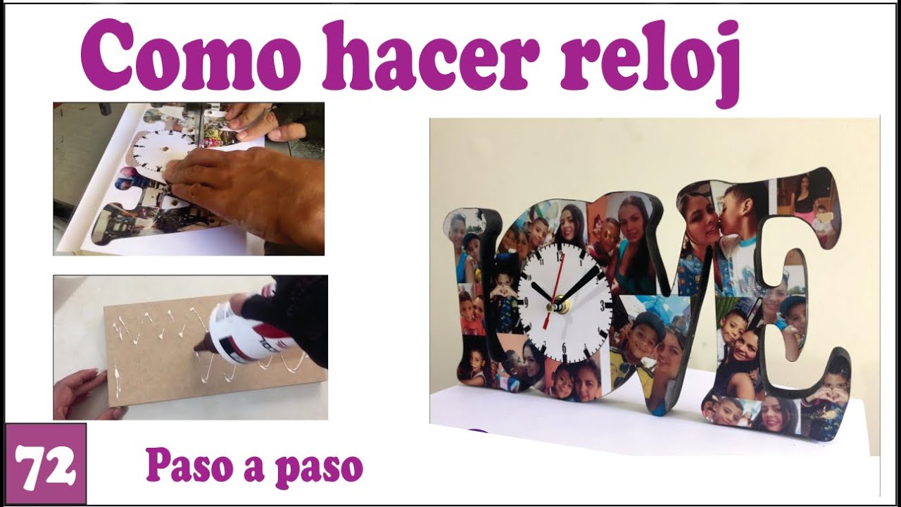 Como hacer un RELOJ EN MADERA mdf personalizado 🔧