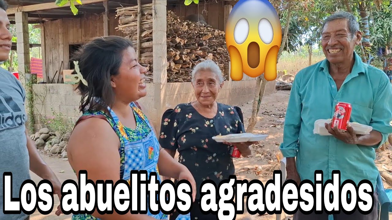 😊Rosi les ase la Entrega de Comida alos Abuelitos😱Vean Kienes Son Lucas no lo podia creer
