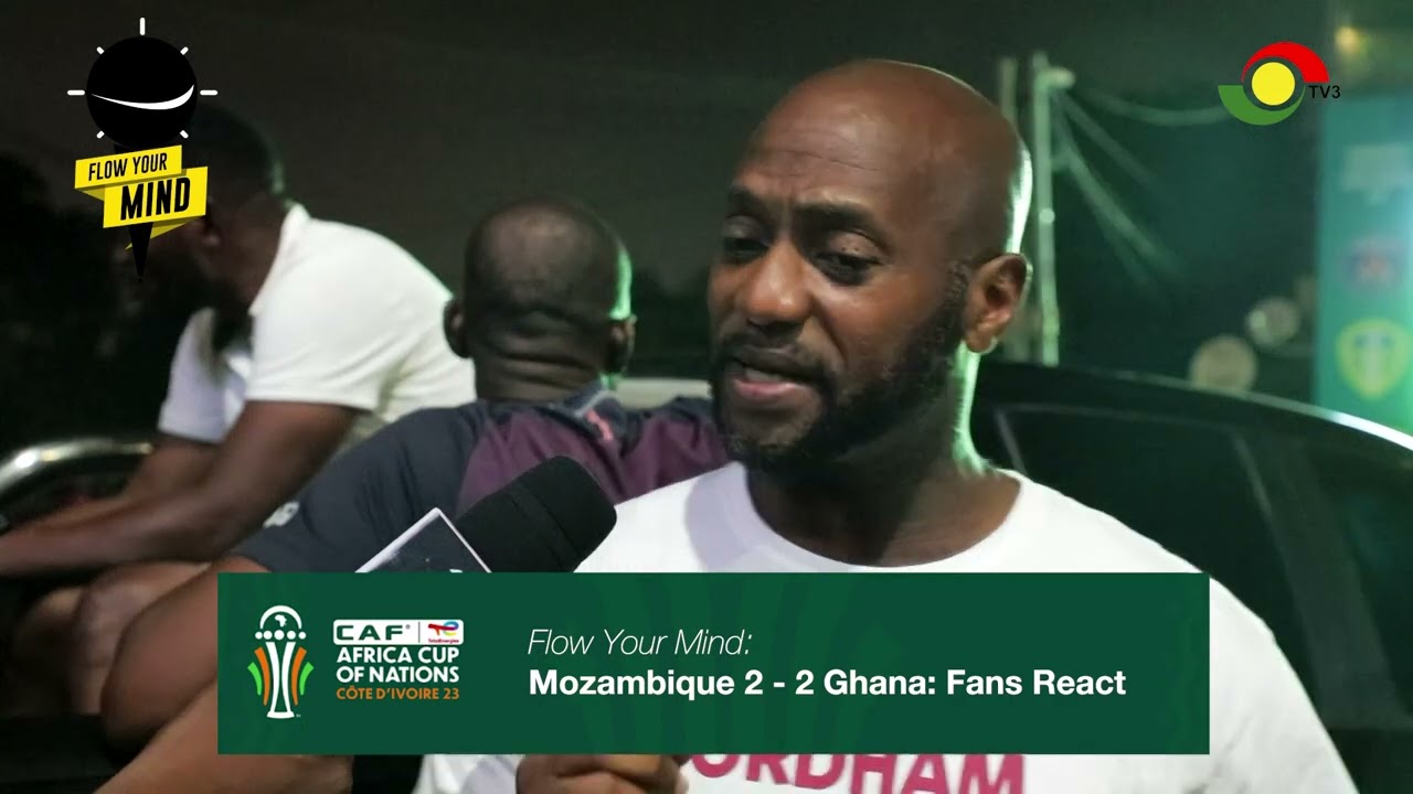 Ghana 2:2 Mozambique: Angry Ghanaian fans react || AFCON23