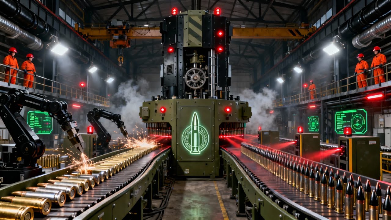 Inside the Bullet Mega Factory: From Brass Casings to High-Velocity Ammunition (Full Process)