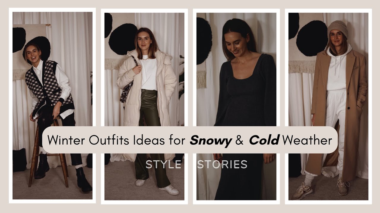 9 Outfit Ideas for COLD & SNOWY weather | Cute, Preppy & Casual Looks 2023/2024 | Style Stories