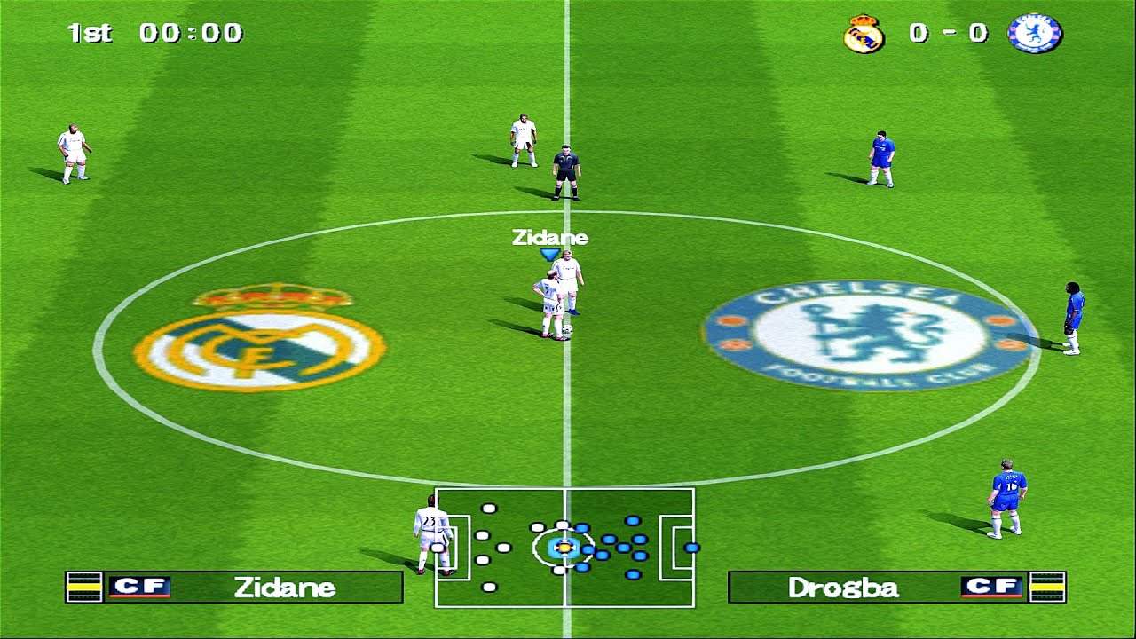 Winning Eleven 10 - Реал Мадрид против Челси | PS2