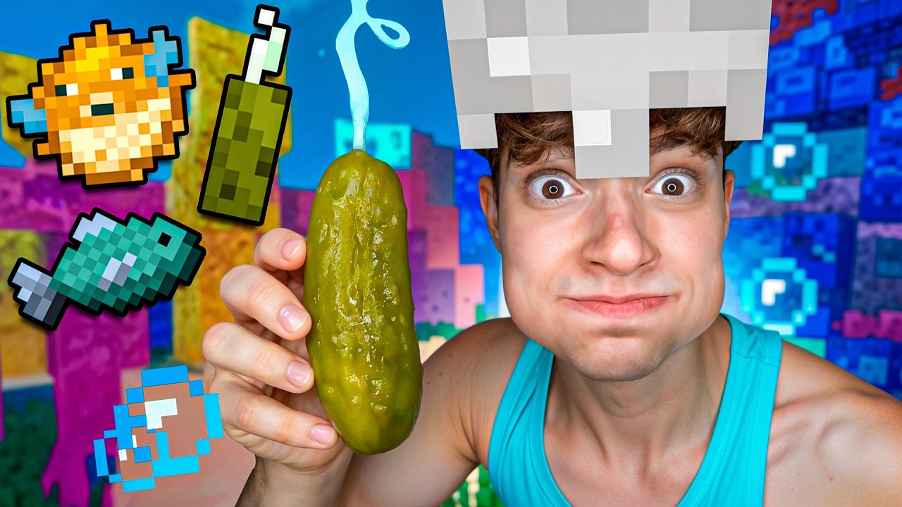 Minecraft bocadillos de comida + ASMR