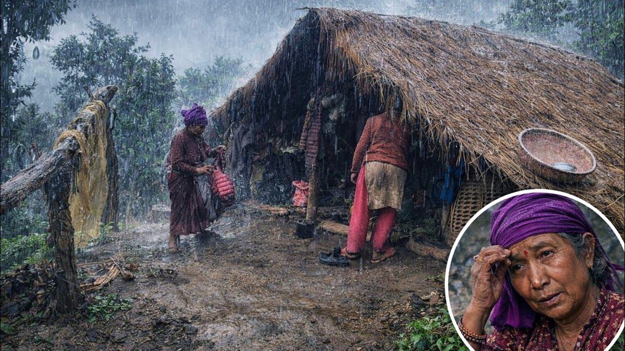 Best Rainy Day in Himalayan Village || Nepali Mountain Village Life During The Rain Season ||
