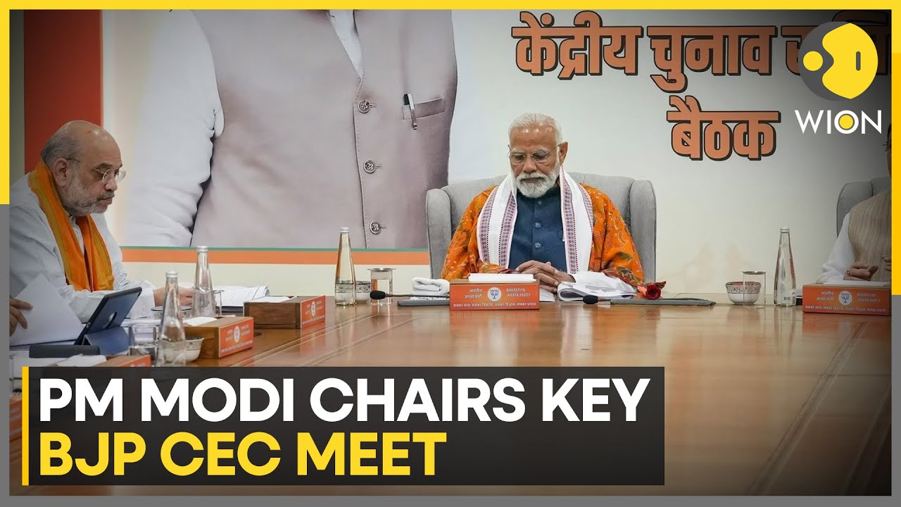 India: PM Modi chairs BJP meet to finalise first list of Lok Sabha candidates | WION News