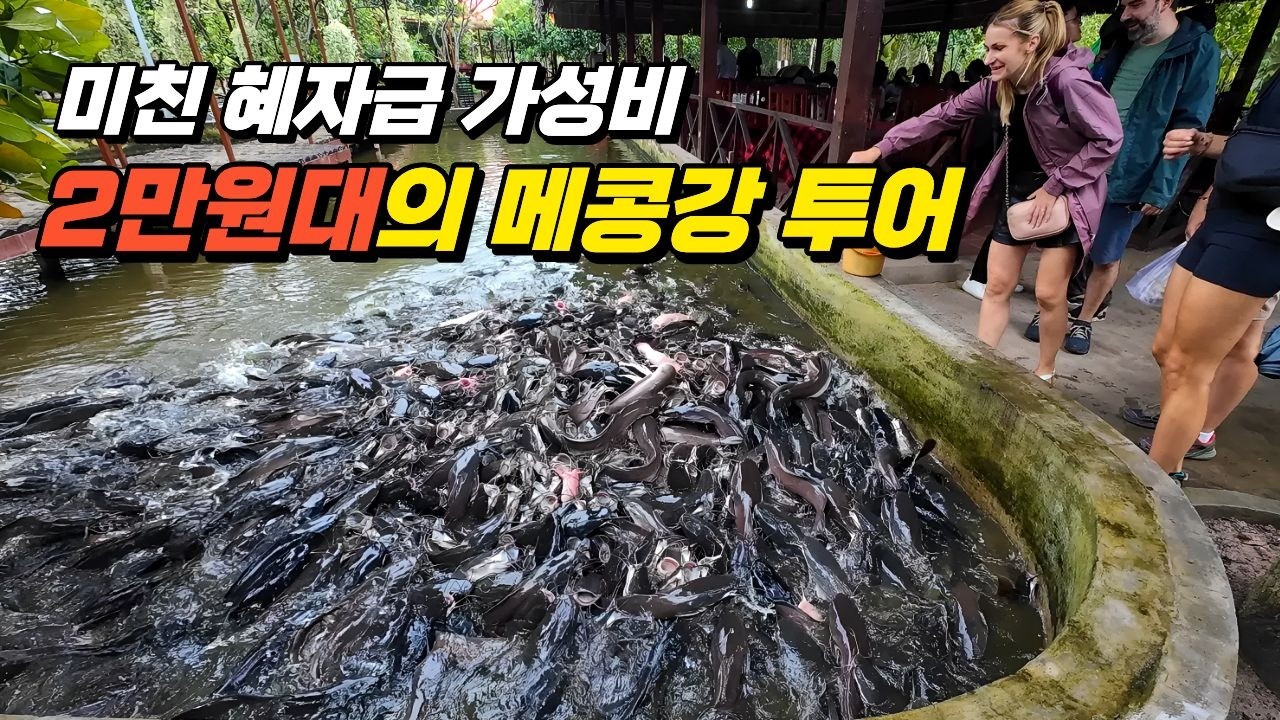 호치민 근교 여행 필수 코스 미친 가성비의 메콩강 정글 속으로 투어 다녀왔습니다
