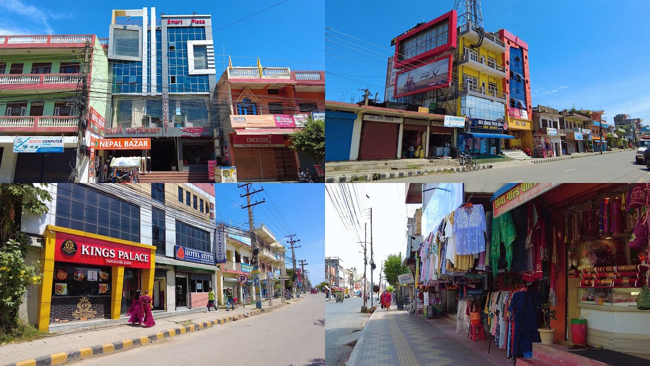 Bhairahawa City Main Market - Virtual Walking Tour 2022 NEPAL
