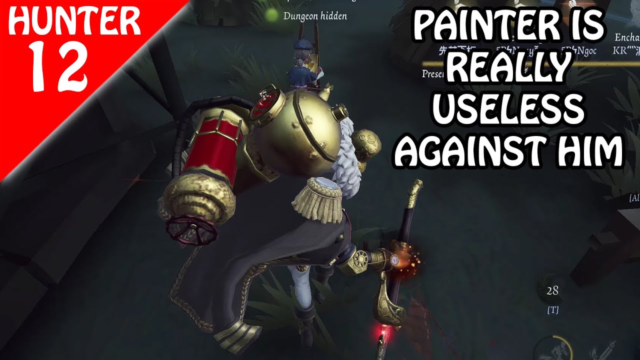 Percy VS Stun Survivors - Hunter Rank #12 (Identity v)