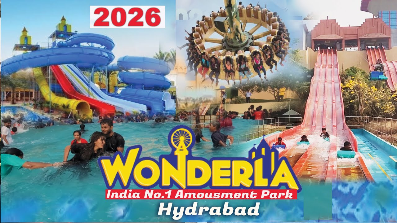 Wonderla Hydrabad Waterpark Full Details 2026 | All Water Ride Videos वंडरला हैदराबाद वाटरपार्क