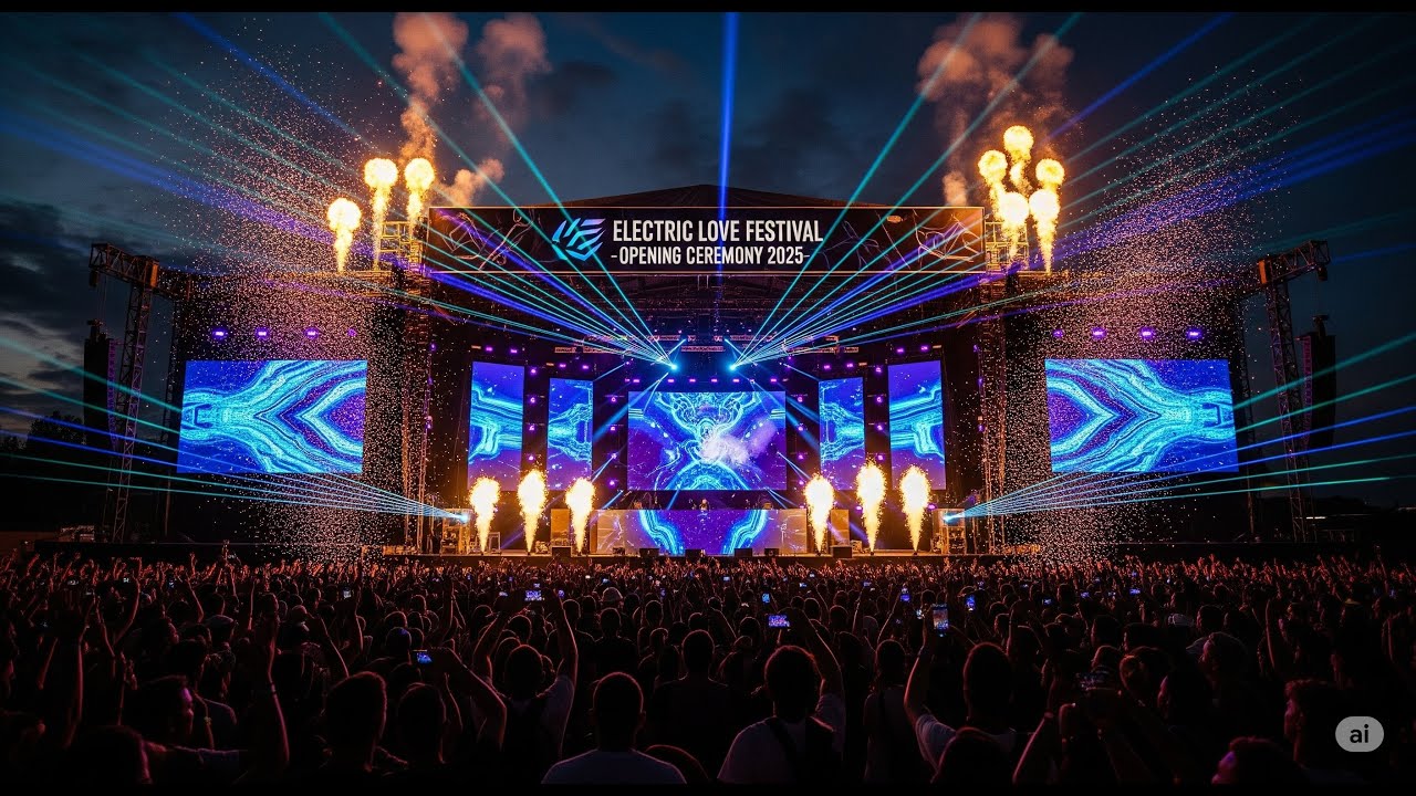Electric Love Festival &ndash; Opening Ceremony 2025 🎇