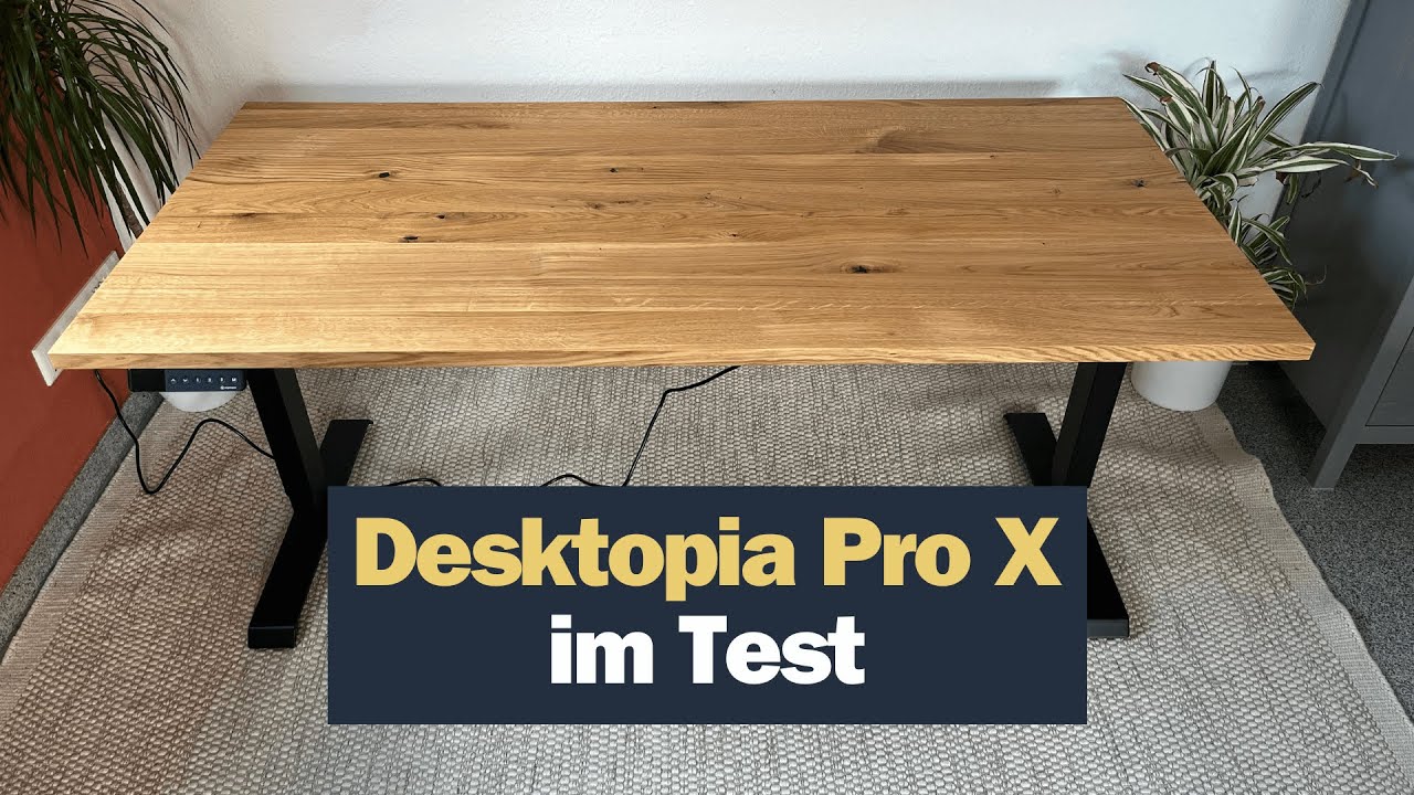 Desktopia Pro X im Test:  Schreibtisch von Ergotopia (5 % Rabattcode in Videobeschreibung)