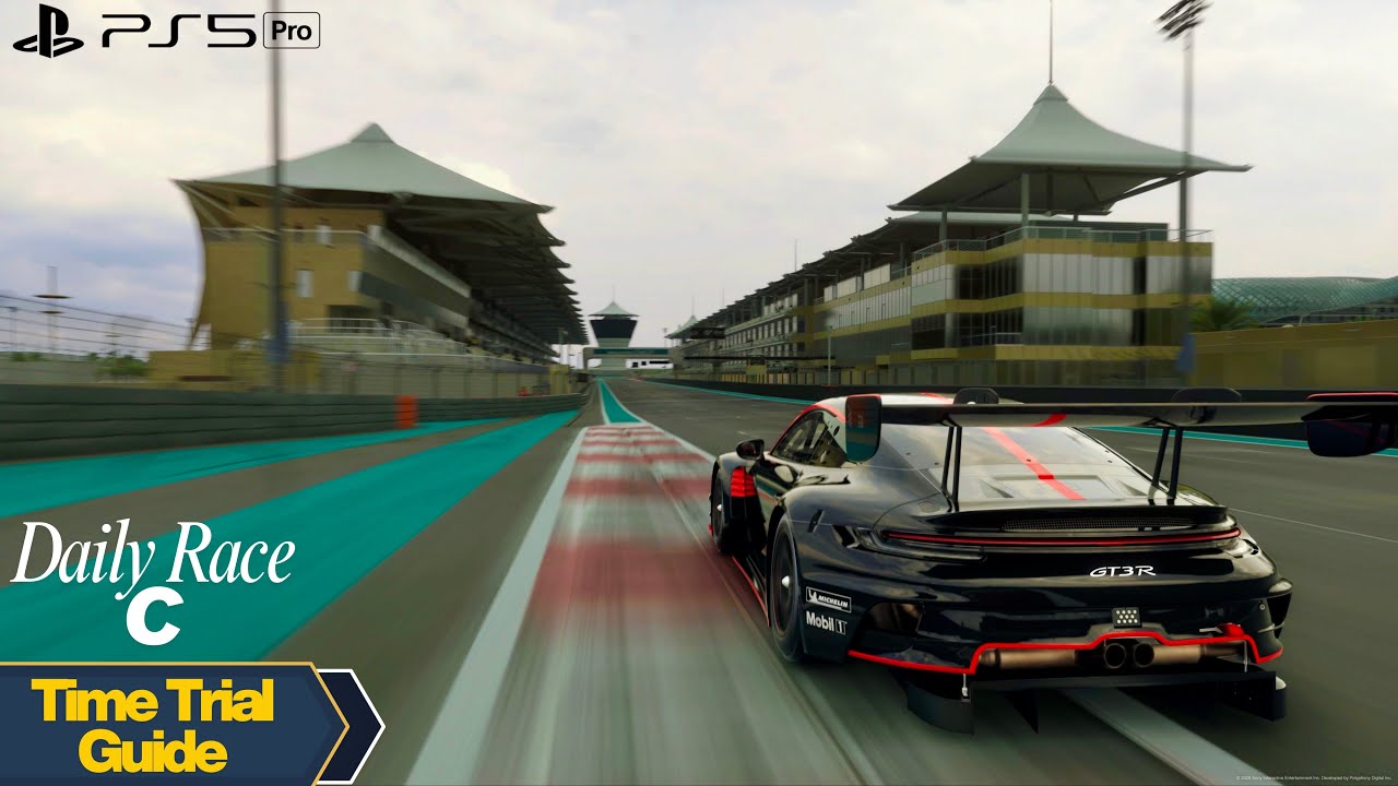 GT7 Time Trial Guide | Yas Marina Circuit | Daily Race C | Gran Turismo 7