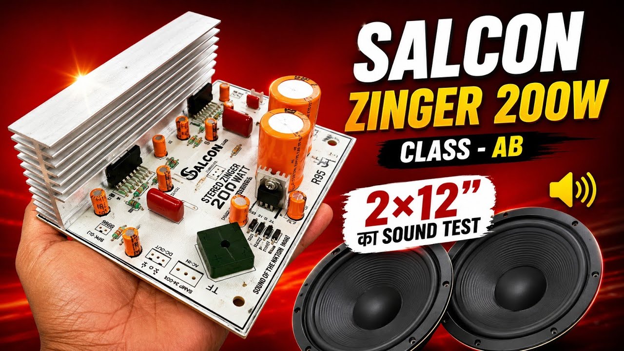 Salcon Zinger 200W | TDA 7294 Powerful Amplifier board