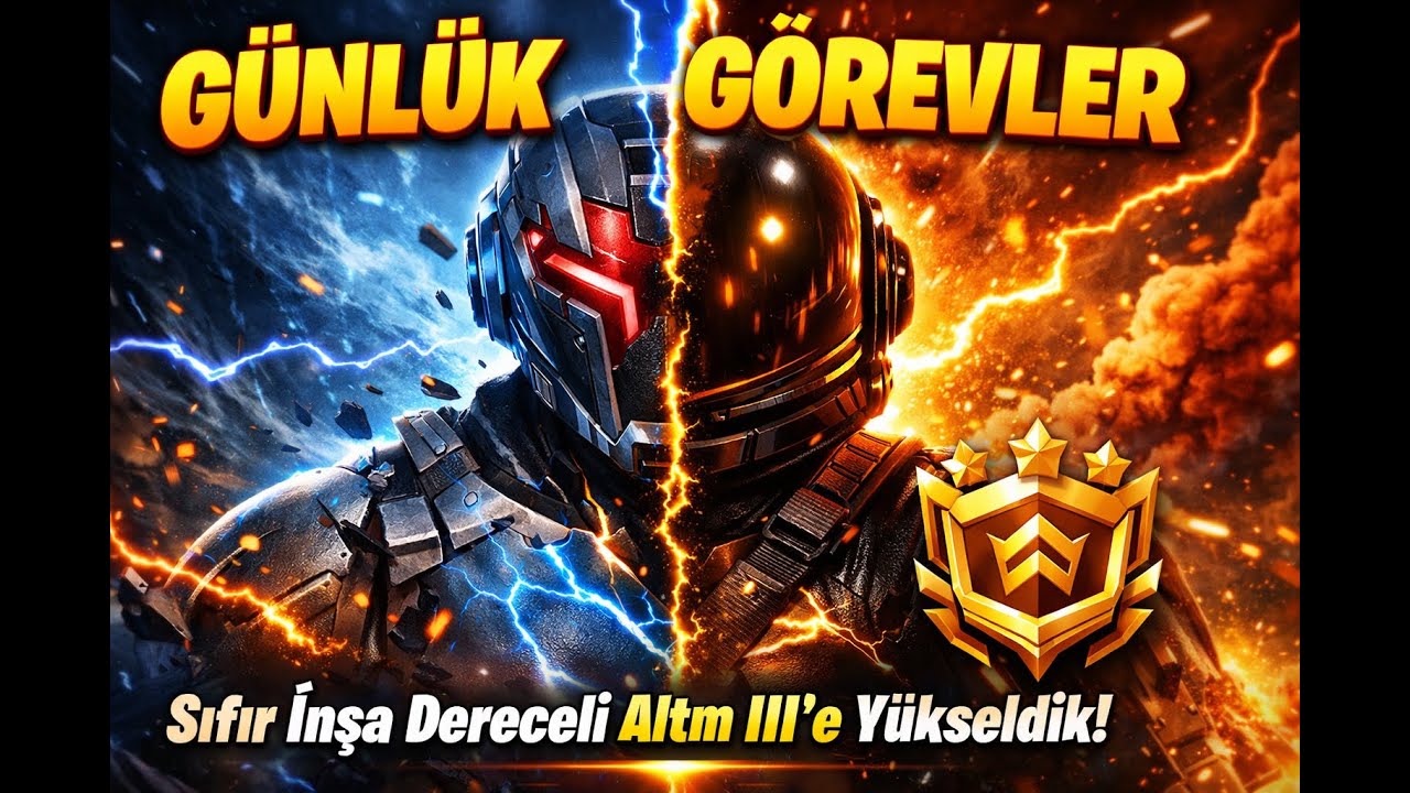 GÜNLÜK GÖREVLER | Sıfır İnşa Altın III & Efsanevi Evrim! 🌌