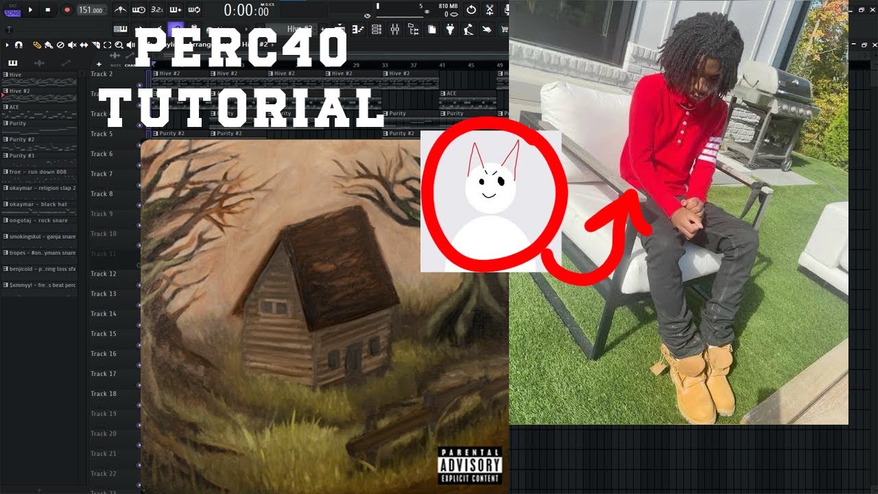 How To Make ACCURATE Perc40 Beats For Ohsxnta In FL STUDIO