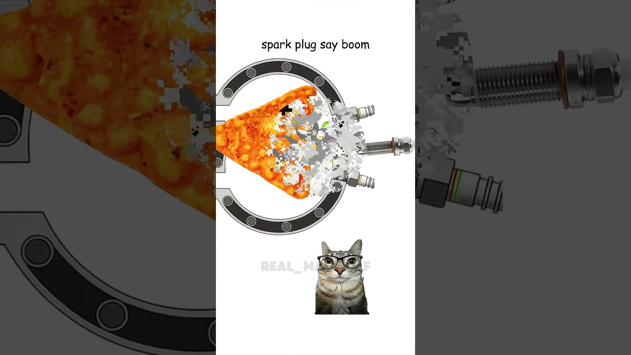 Rotary engine explained by cats
