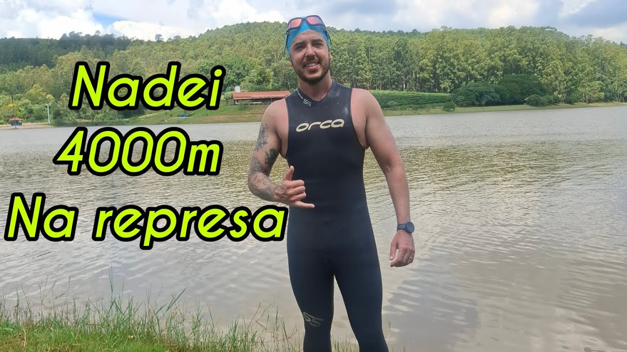 Nadei 4.000m na Represa | Treino de Ironman em Águas Abertas
