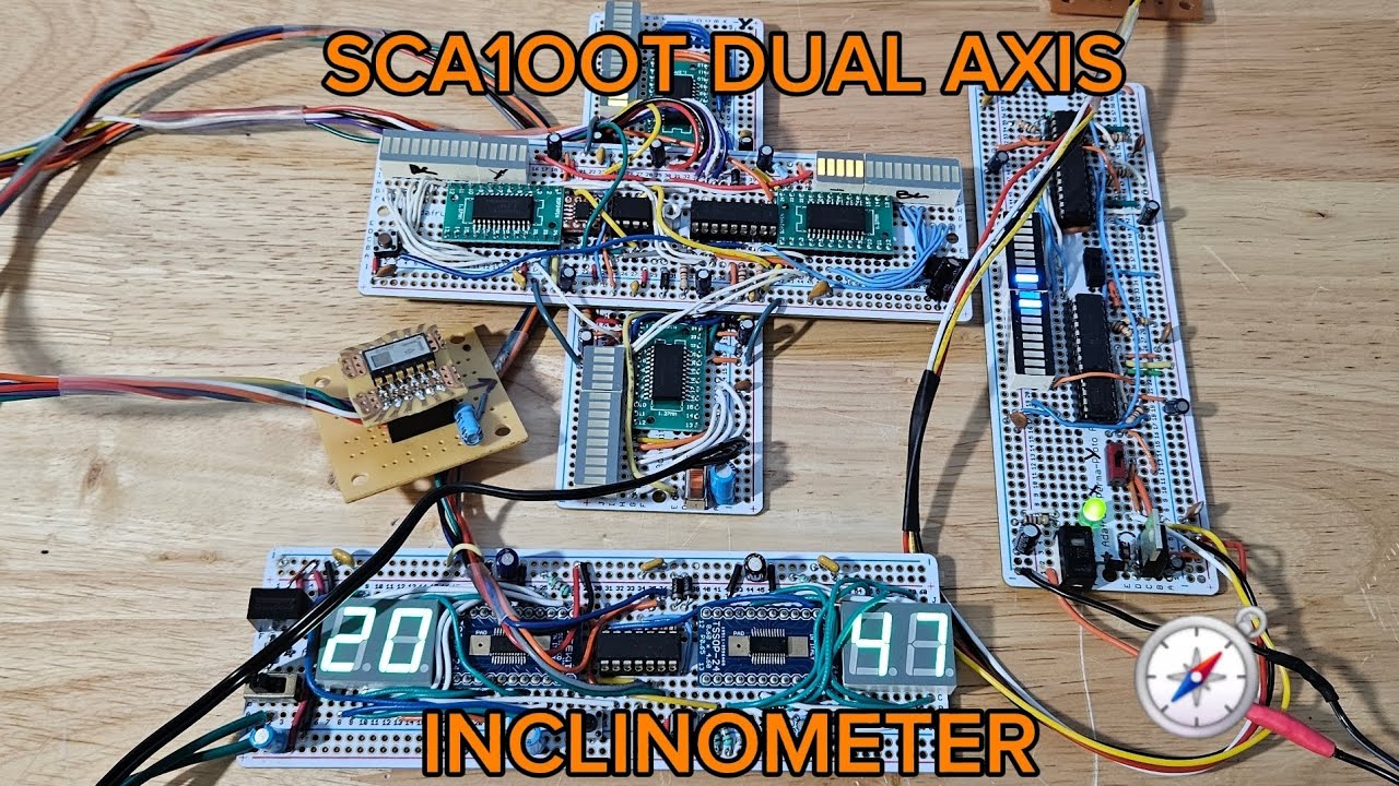 SCA100T Dual Axis +/- 90° Inclinometer. 