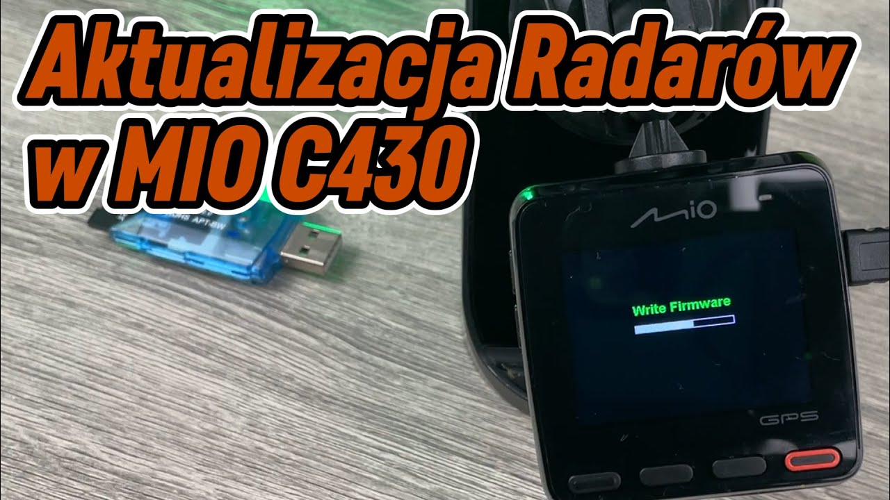 Jak zaktualizować listę fotoradarów w kamerze samochodowej MIO ? MiVueC420 MiVueC430 MiVueC440