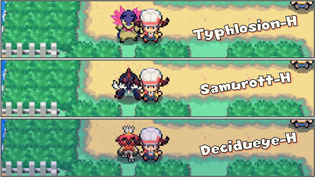 How to get Hisuian Starter in Pokemon HeartGold Generations 2.0