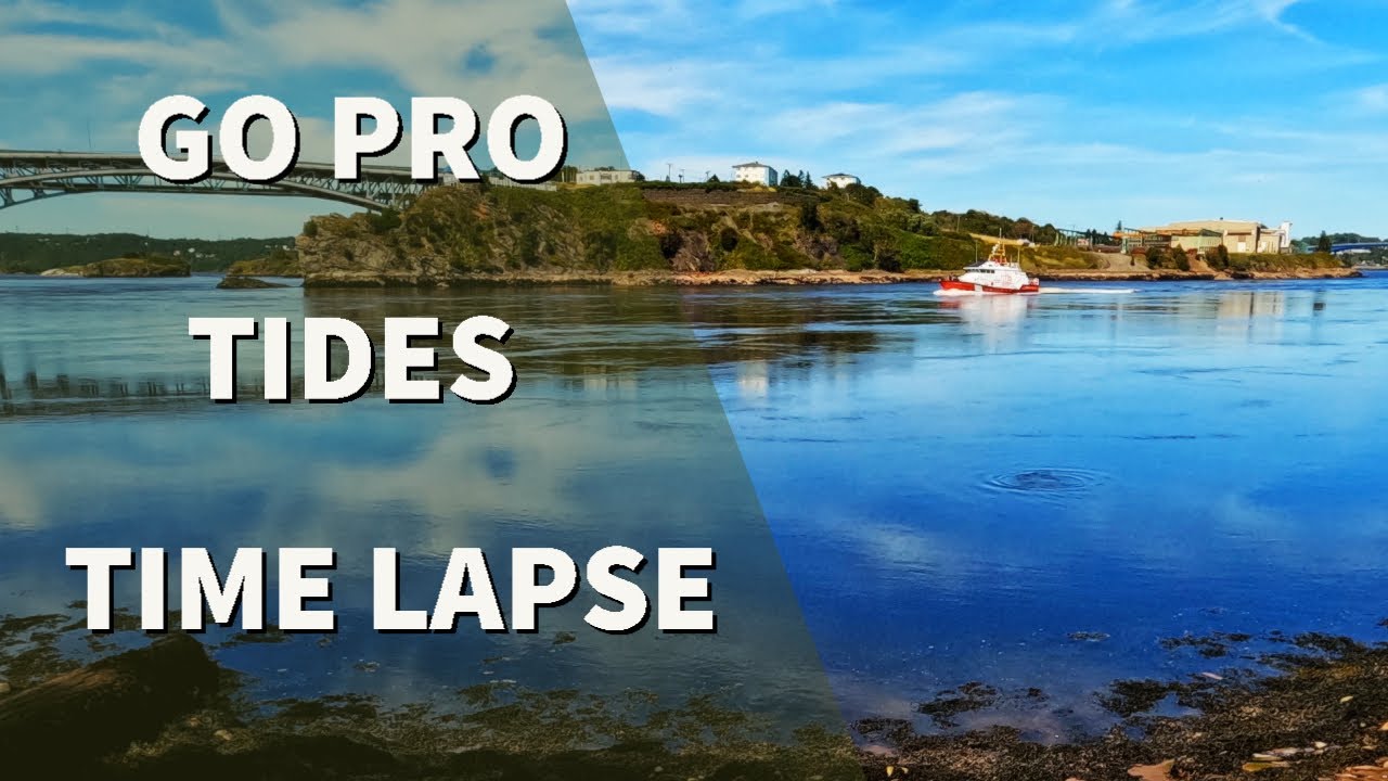 Full Tidal Cycle Time lapse of the Worlds Highest Tides at Reversing Falls, Saint John New Brunswick